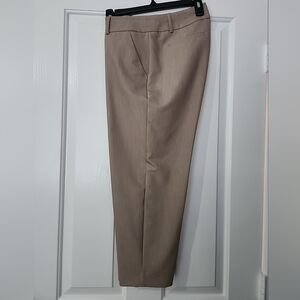 Womens Tan Crop Pants Mid Rise Sz 8